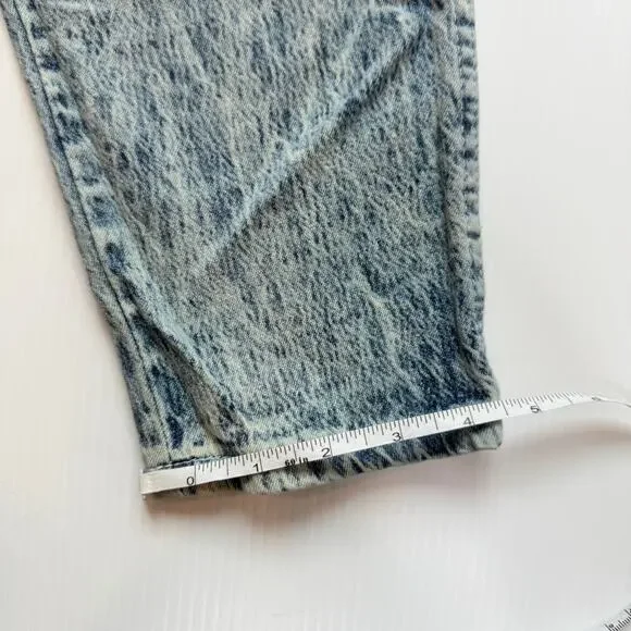 VTG 80s NWT High Rise Acid Wash Jeans Women's 8 Petite Americana USA Deadstock - Picture 5 of 15